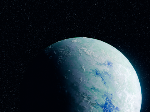 Customizable Realistic 3D Planet Model 3D 模型
