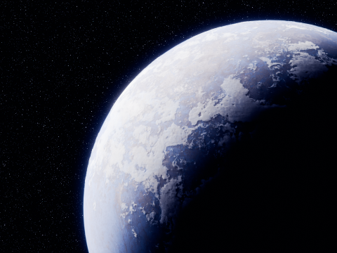 Customizable Realistic 3D Planet Model 3D 模型