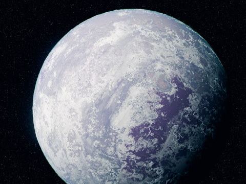 Customizable Realistic 3D Planet Model 3D 模型