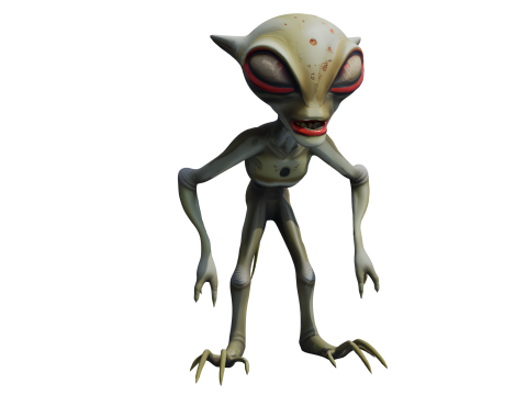 वेनोमार्क रिग्ड एलियन प्रीडेटर 3D मॉडल