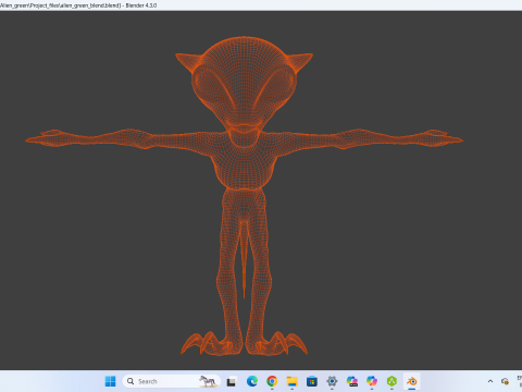 维诺马克 Rigged 外星掠夺者 3D 模型