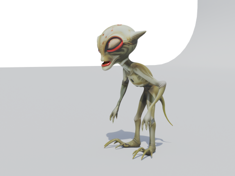 维诺马克 Rigged 外星掠夺者 3D 模型