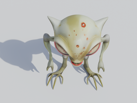 维诺马克 Rigged 外星掠夺者 3D 模型