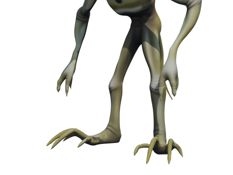 维诺马克 Rigged 外星掠夺者 3D 模型