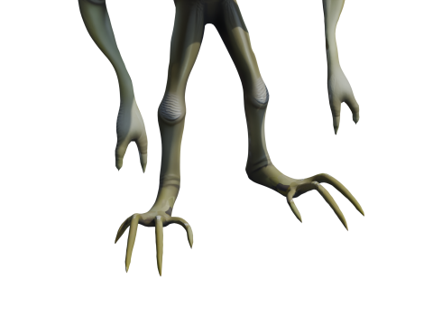 维诺马克 Rigged 外星掠夺者 3D 模型