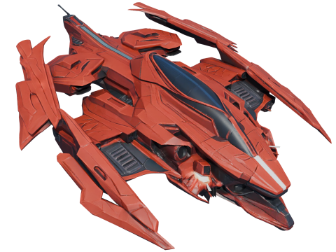 SciFi स्टारफाइटर स्पेसशिप हाईपोली 3D मॉडल