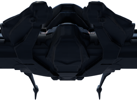 日食幻影星舰 Highpoly PBR 3D 模型