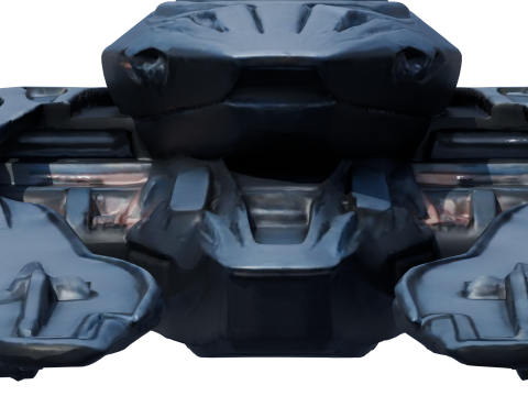 日食幻影星舰 Highpoly PBR 3D 模型