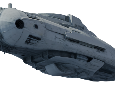 आयन टेम्पेस्ट स्टारशिप हाईपोली पीबीआर 3D मॉडल