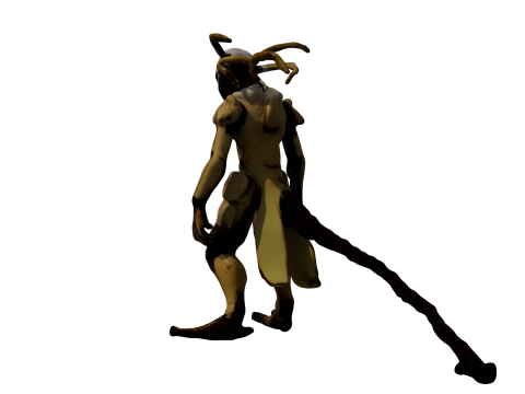 Xerathorn Uzaylı Yaratık Arma 3D Model