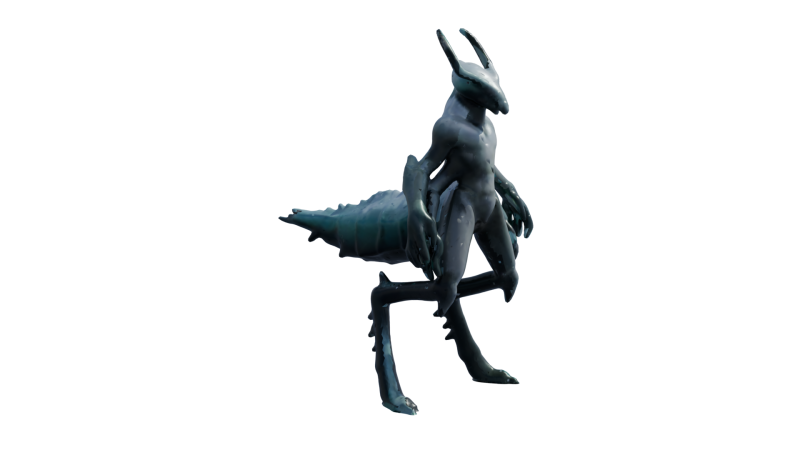 Quorath Four-Armed Alien Highpoly 3D 모델 .c4d .max .obj .3ds .fbx .stl .blend 