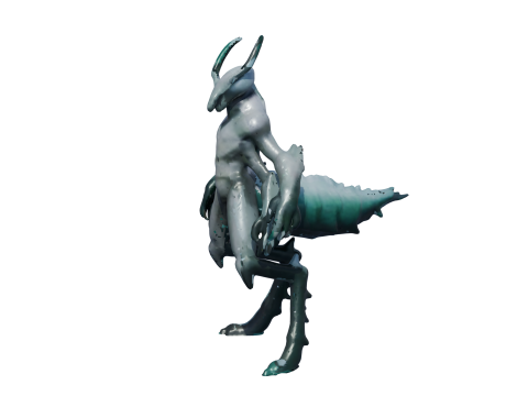 Quorath Four-Armed Alien Highpoly 3D 모델