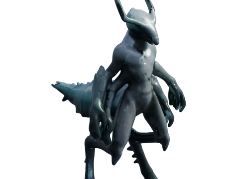 Quorath Four-Armed Alien Highpoly 3D 모델