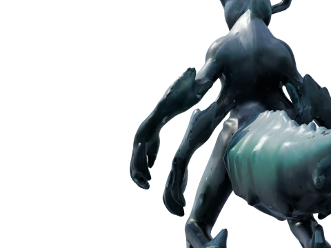 Quorath Four-Armed Alien Highpoly 3D 모델