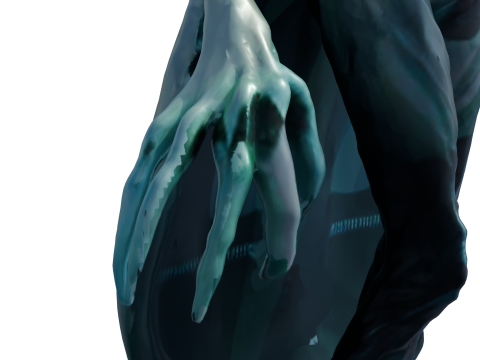 Thalor 심해 외계인 하이폴리 3D 모델