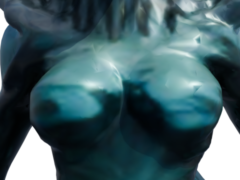 Thalor 심해 외계인 하이폴리 3D 모델