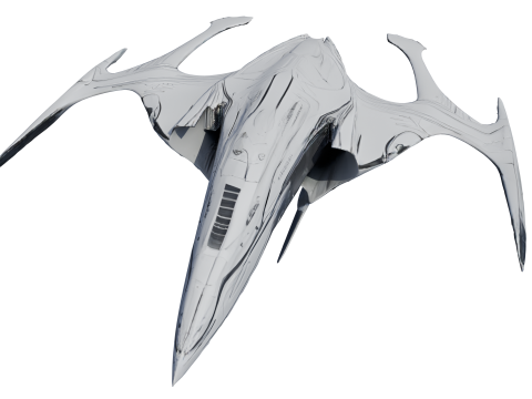 항성 소용돌이 우주선 Lowpoly PBR 3D 모델