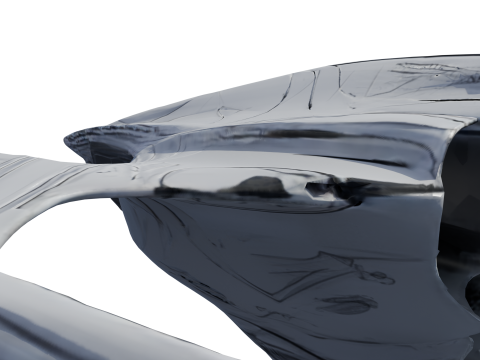 항성 소용돌이 우주선 Lowpoly PBR 3D 모델