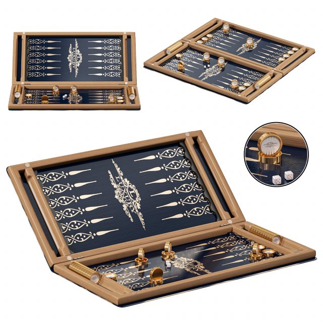 Hattrick backgammon map 3D 모델 .c4d .max .obj .3ds .fbx .stl .blend 