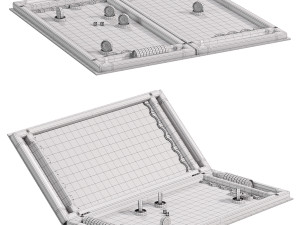 Hattrick backgammon map 3D 모델