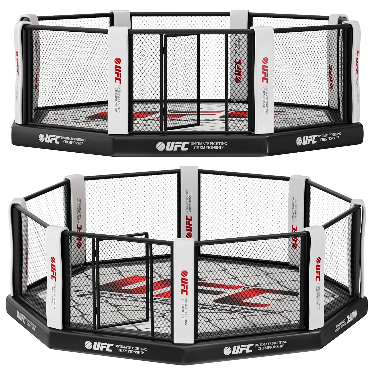 MMA octagon 3D Model .c4d .max .obj .3ds .fbx .stl .blend 