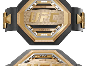 UFC Championship Belt 3D Model