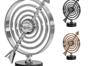 에스페라 아르밀라 니켈 베이스 네그라 3D 모델