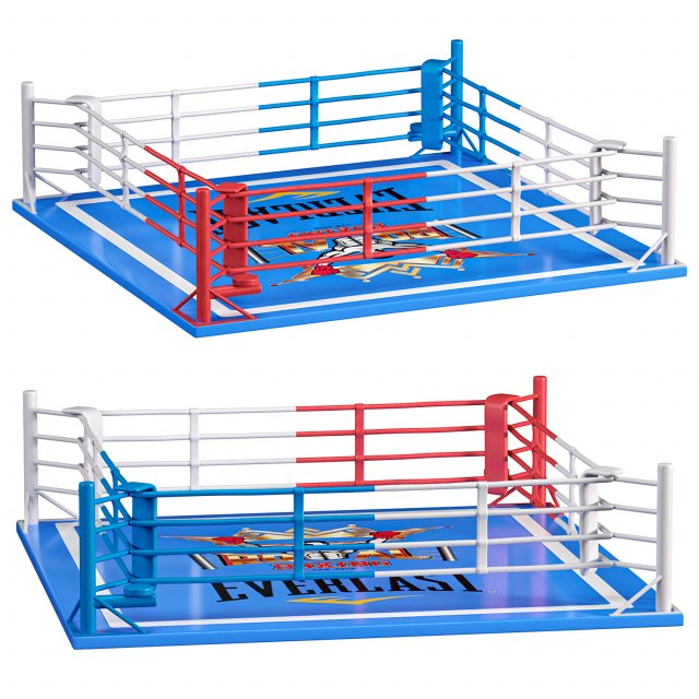 Boxing Ring by dragonsports 3D Model .c4d .max .obj .3ds .fbx .stl .blend 