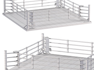 Boxing Ring by dragonsports 3D Model