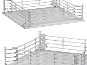 Ringue de boxe por dragonsports Modelo 3D