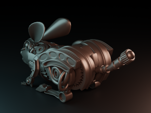 Hare Robot Modelo de Impressão 3D