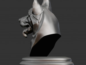 Stylized German Shepherd Dog Head for 3D Print 3D print model 3Dプリントモデル