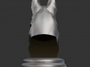 Stylized German Shepherd Dog Head for 3D Print 3D print model 3Dプリントモデル