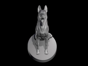 German Shepherd Dog 3D मॉडल