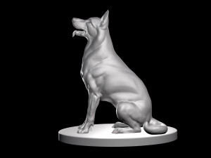 German Shepherd Dog 3D मॉडल