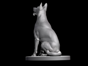 German Shepherd Dog 3D मॉडल