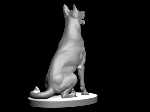 German Shepherd Dog 3D मॉडल