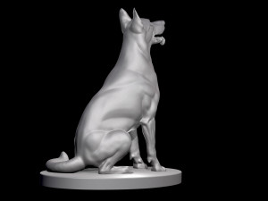 German Shepherd Dog 3D मॉडल