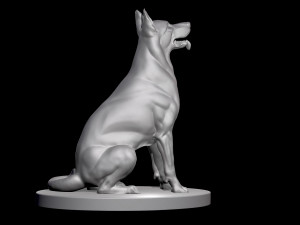 German Shepherd Dog 3D मॉडल