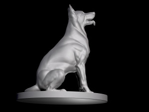 German Shepherd Dog 3D मॉडल