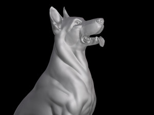 German Shepherd Dog 3D मॉडल