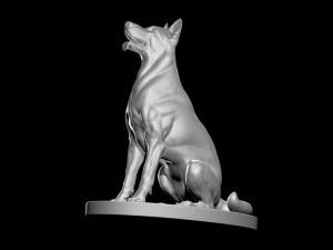 German Shepherd Dog 3D मॉडल