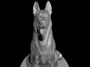 German Shepherd Dog 3D मॉडल