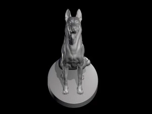 C&atilde;o pastor alem&atilde;o para impress&atilde;o 3D Modelo de impress&atilde;o 3D Modelo de Impressão 3D