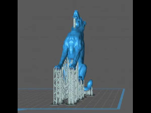 C&atilde;o pastor alem&atilde;o para impress&atilde;o 3D Modelo de impress&atilde;o 3D Modelo de Impressão 3D
