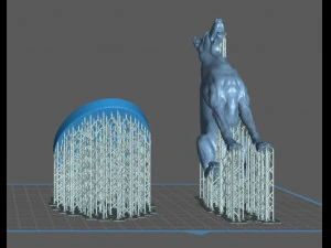 C&atilde;o pastor alem&atilde;o para impress&atilde;o 3D Modelo de impress&atilde;o 3D Modelo de Impressão 3D