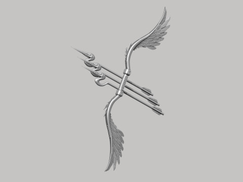 Stylized Bird Bow Modelo 3D