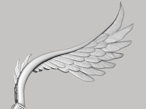 Stylized Bird Bow 3D मॉडल