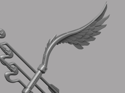 Stylized Bird Bow 3D मॉडल