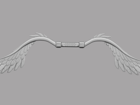 Stylized Bird Bow 3D मॉडल